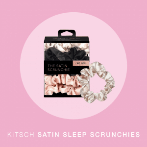 KITSCH SATIN HAIR SCRUNCHIES
