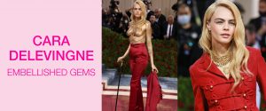 Met Gala 2022- Cara Delevigne: Embellished Gems